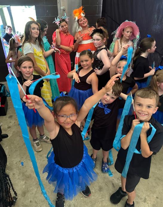 Children perform The Little Mermaid