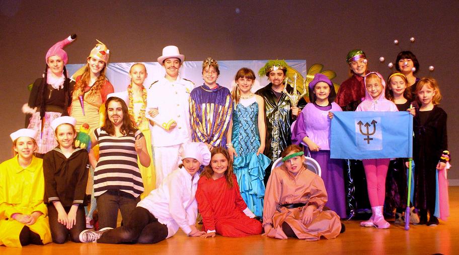 The Little Mermaid Large Cast Kids Play