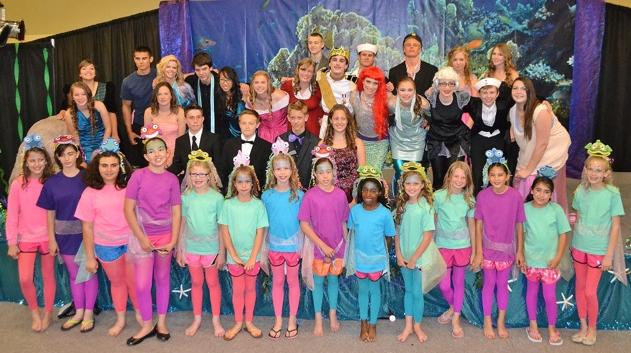 The Little Mermaid Large Cast Kids Play
