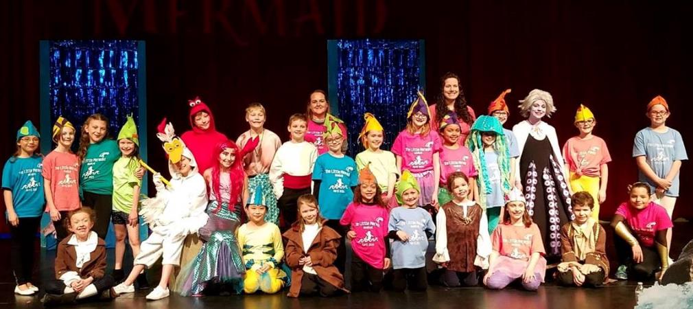 The Little Mermaid Large Cast Kids Play