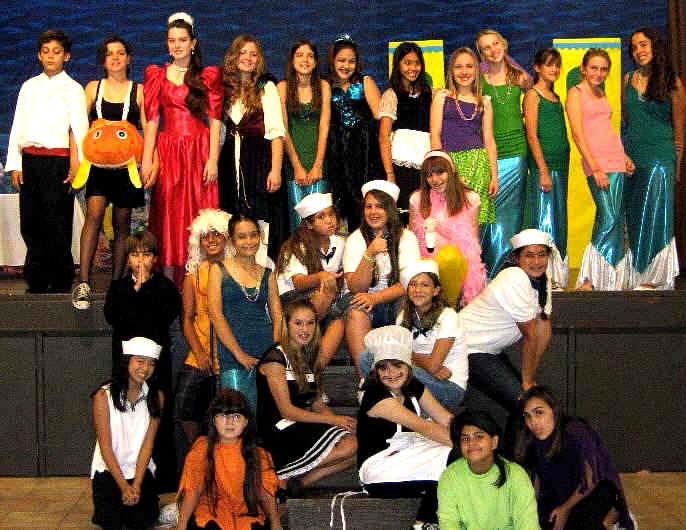 The Little Mermaid Large Cast Kids Play