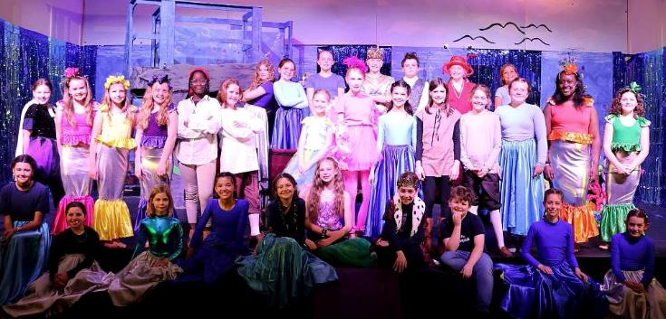 The Little Mermaid Large Cast Kids Play