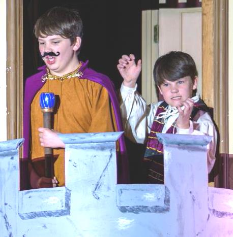 King Fancy Pants in ArtReach's The Reluctant Dragon