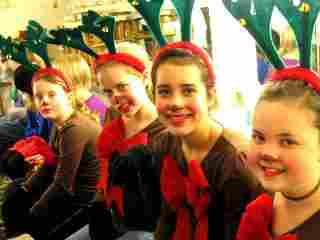 Raindeer Ready to Take the Stage for Twas the Night Before Christmas Large Cast Christmas Musical for Kids to Perform