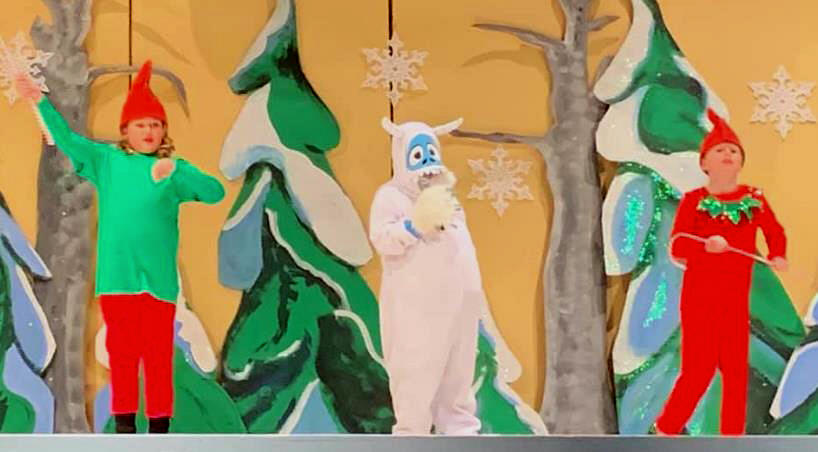 Christmas Scene from Holiday Musical for Kids!