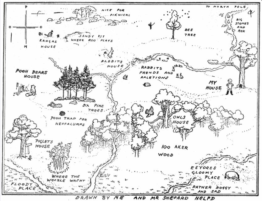 100 Acre Wood in Winnie-the-Pooh