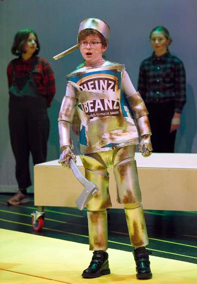 The Tin Man in Wizard of Oz playscript