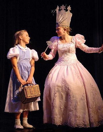 Black background works great for Wizard of Oz